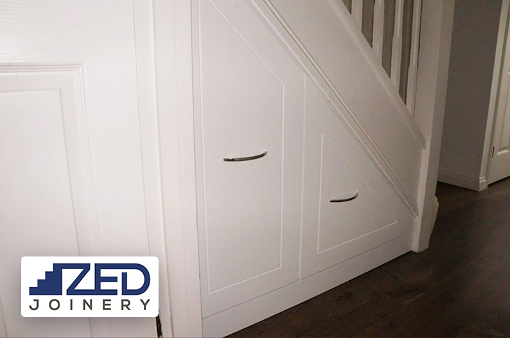 ZED Joinery Personalised, made to measure under stairs storage in London, Kent, Essex